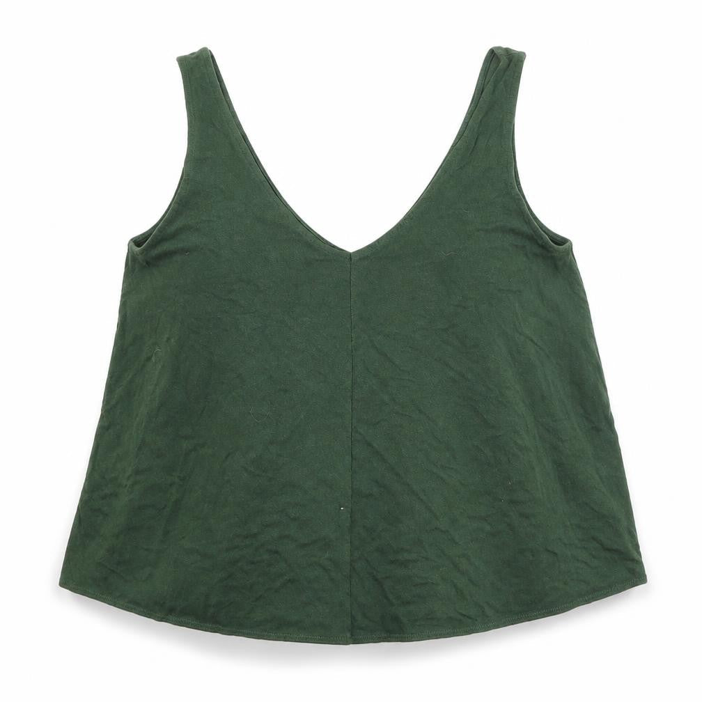 Topshop Womens Green   Basic Tank Size 10