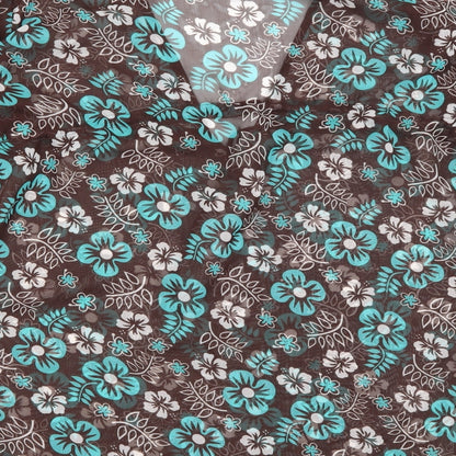 Womens Brown Floral  Kaftan  Size 14