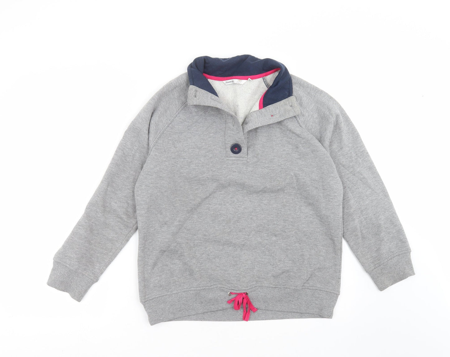 Amoretti Womens Grey   Pullover Sweatshirt Size M