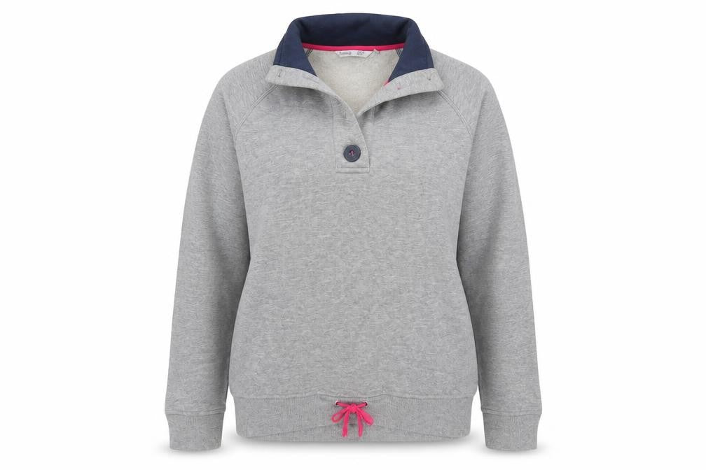 Amoretti Womens Grey   Pullover Sweatshirt Size M