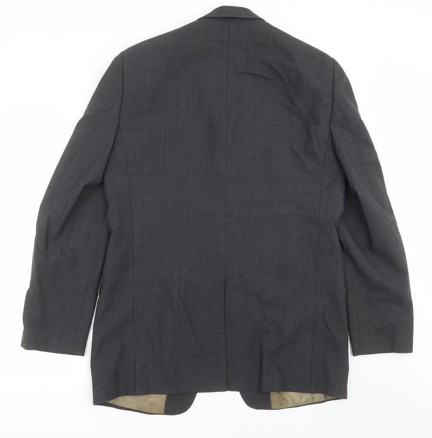 Milan Mens Grey   Jacket Suit Jacket Size 38