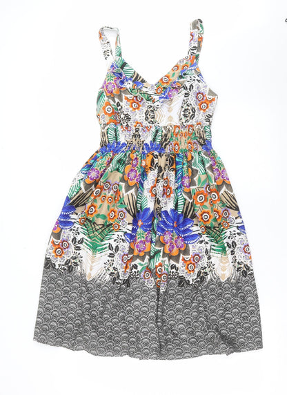 Pistachio Womens Multicoloured Floral  A-Line  Size S