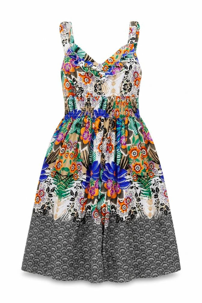 Pistachio Womens Multicoloured Floral  A-Line  Size S