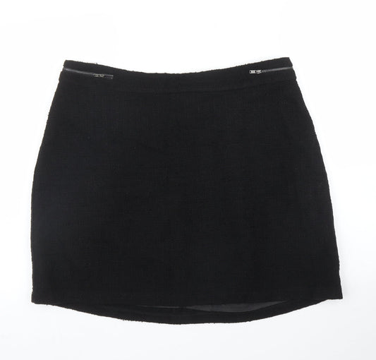 Preworn Womens Black   Straight & Pencil Skirt Size L