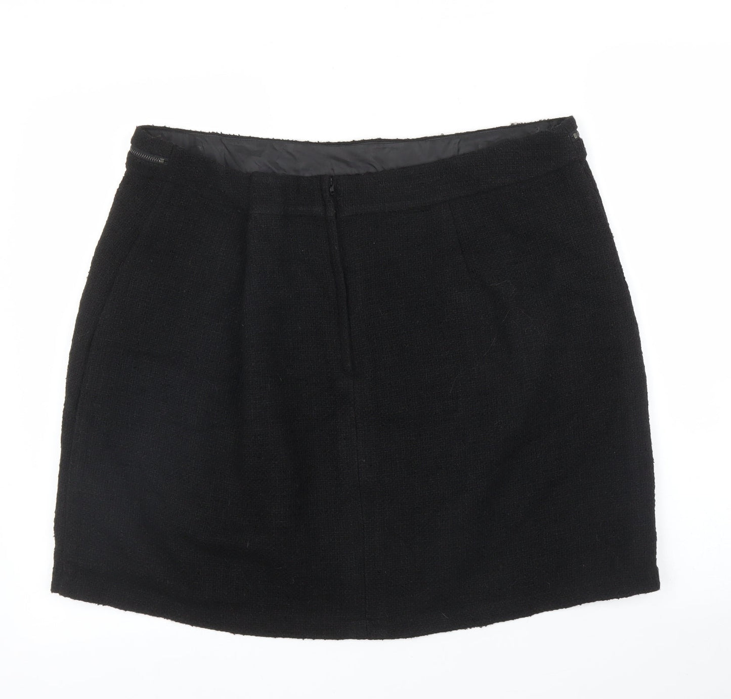 Preworn Womens Black   Straight & Pencil Skirt Size L