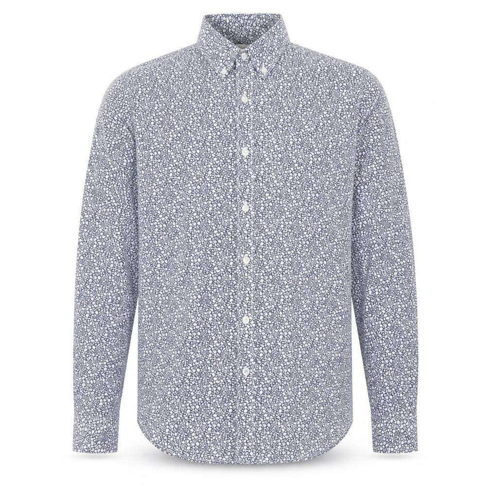 Gap Mens Blue Floral   Button-Up Size S