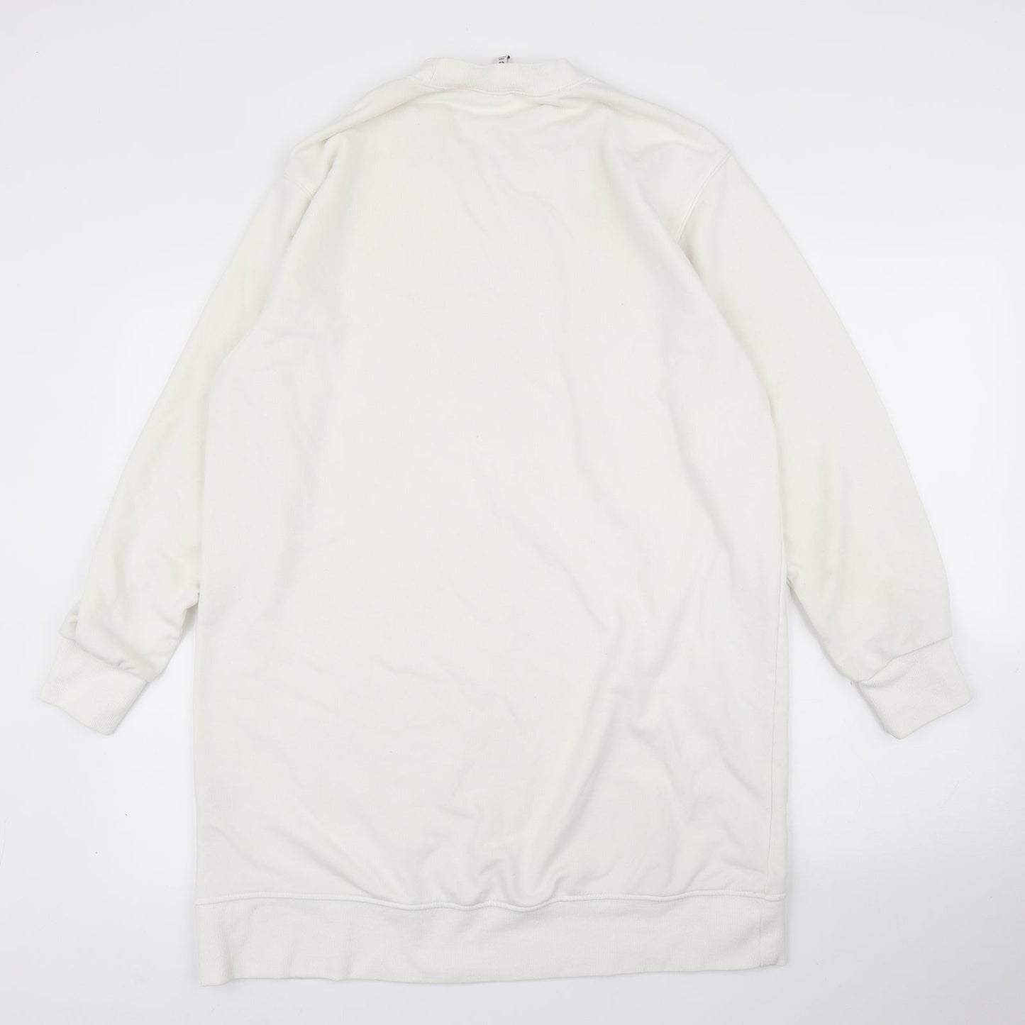 H&M Womens White   Pullover Jumper Size M