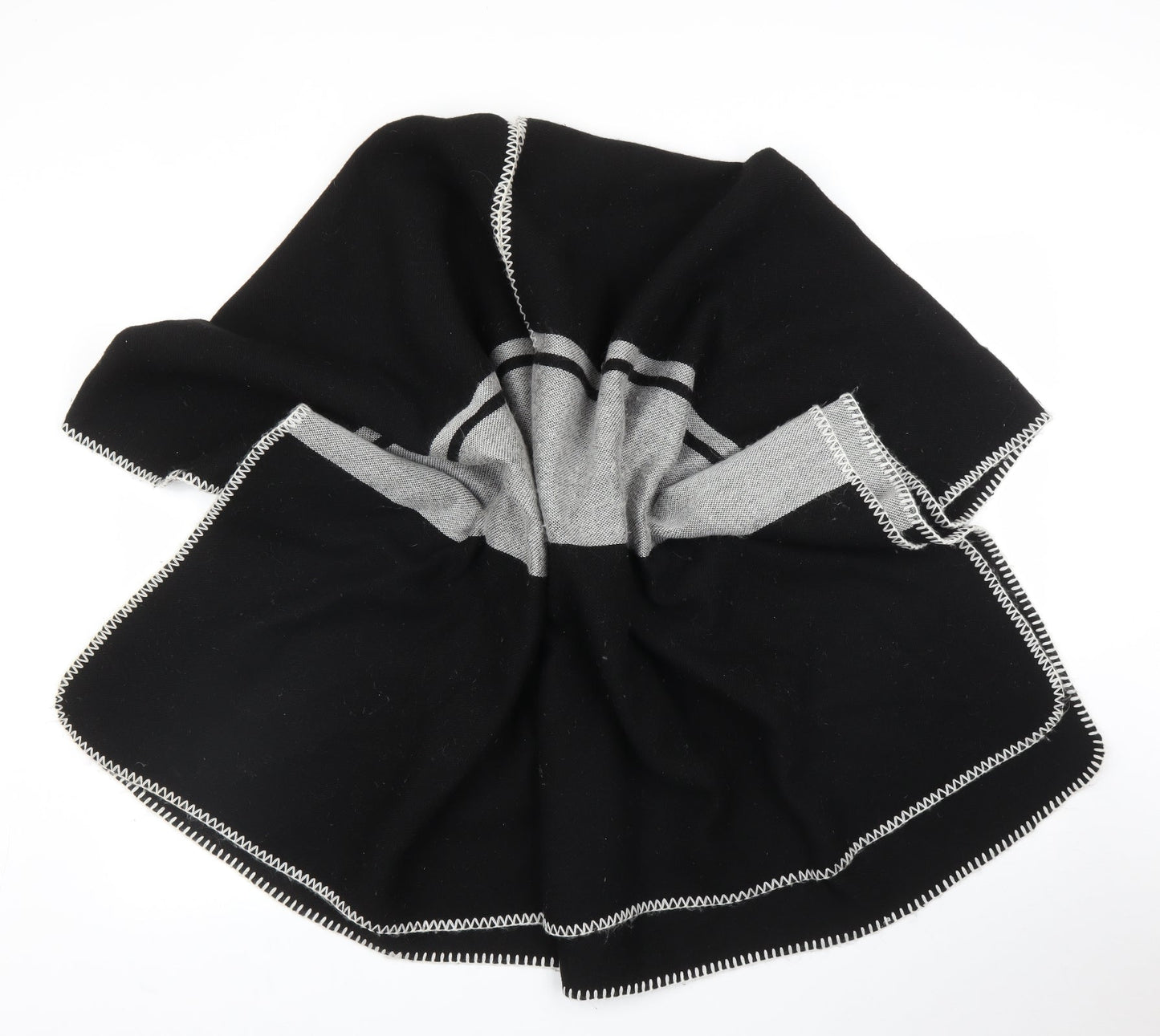 W Collection Womens Black   Cape Jumper One Size