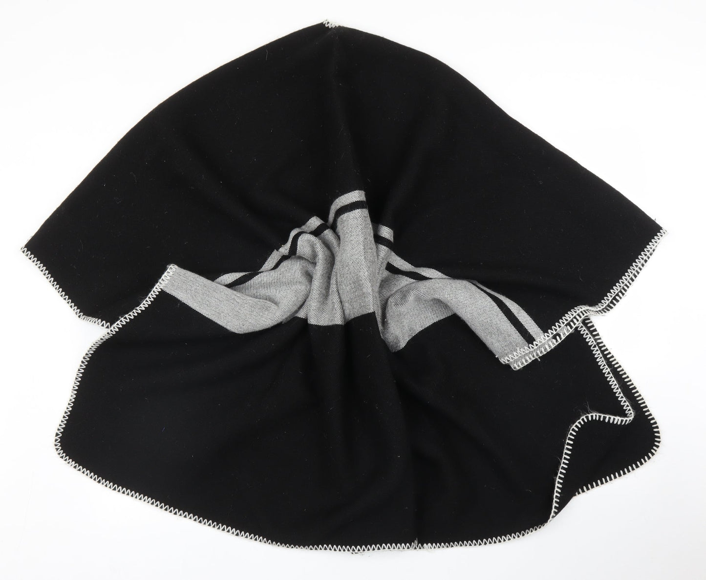 W Collection Womens Black   Cape Jumper One Size