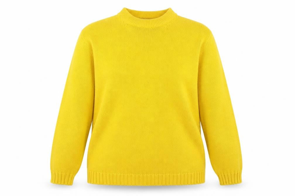 Baresi Womens Yellow   Pullover Jumper Size L