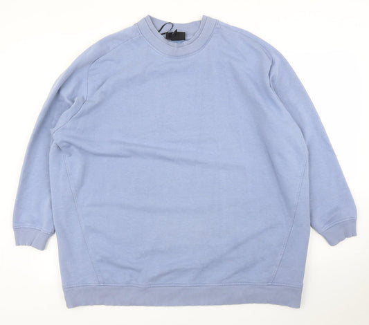 Monkl Mens Blue   Pullover Jumper Size M
