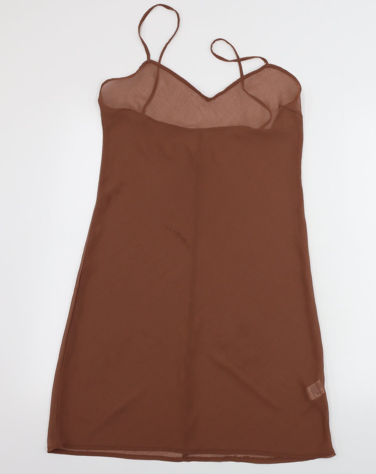 Preworn Womens Brown   Basic Blouse Size M