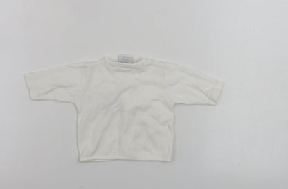 Preloved JUST TOO CUTE  Baby White   Jacket - Back