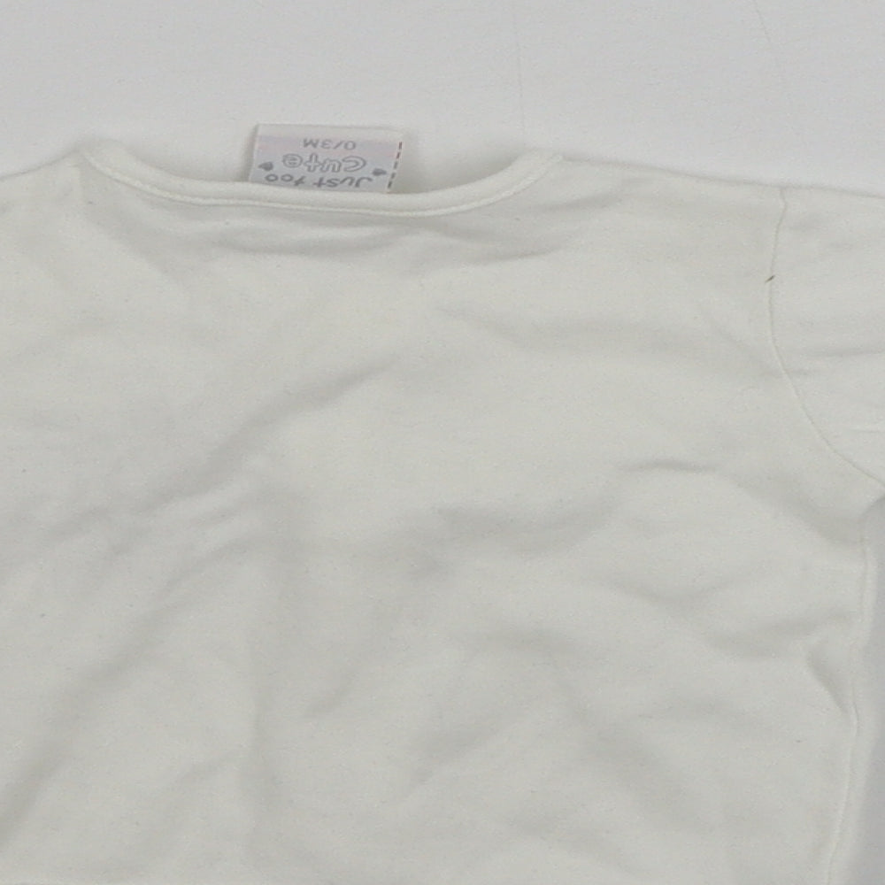 JUST TOO CUTE  Baby White   Jacket