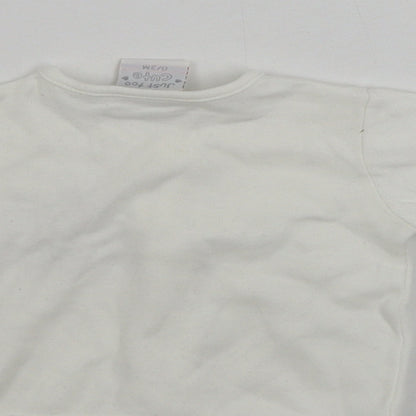 Preloved JUST TOO CUTE  Baby White   Jacket - Label