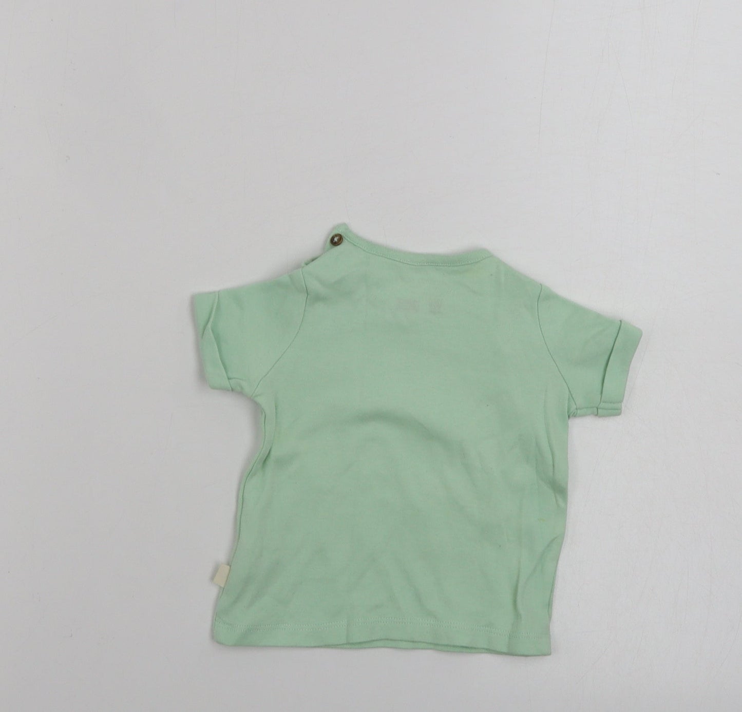 F&F  Boys Green   Basic T-Shirt Size 3-6 Months
