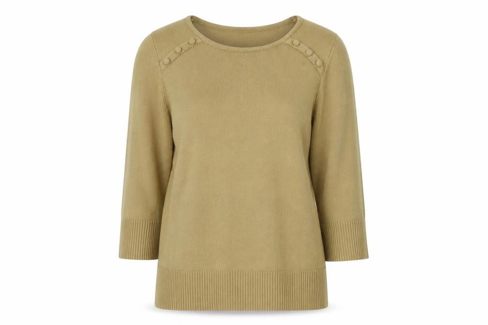 Klass Womens Beige   Pullover Jumper Size M