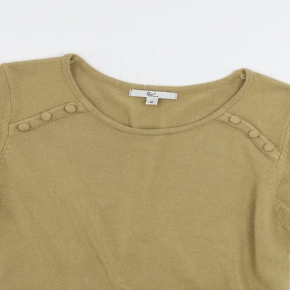 Klass Womens Beige   Pullover Jumper Size M