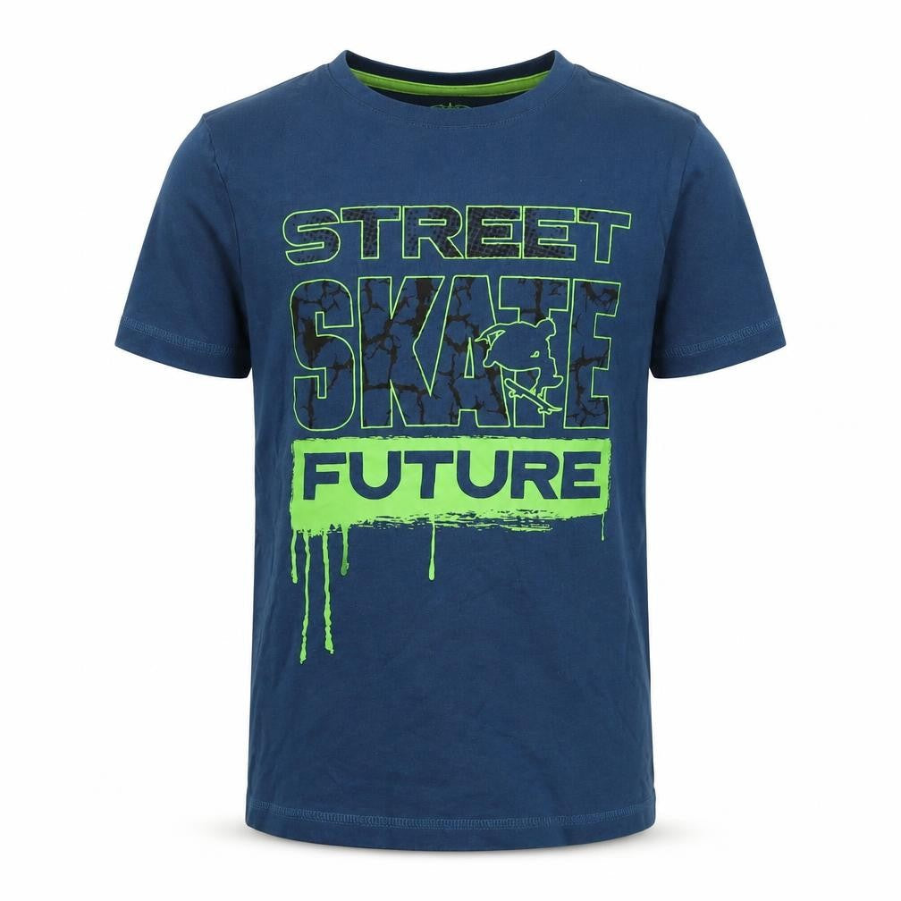 F&F  Boys Blue   Basic T-Shirt Size 6-7 Years