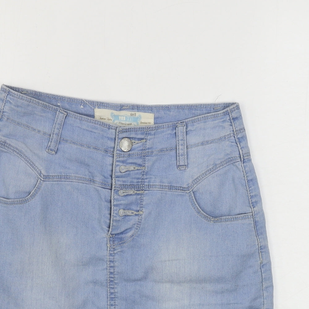 yes yes  Womens Blue   Bandage Skirt Size 8