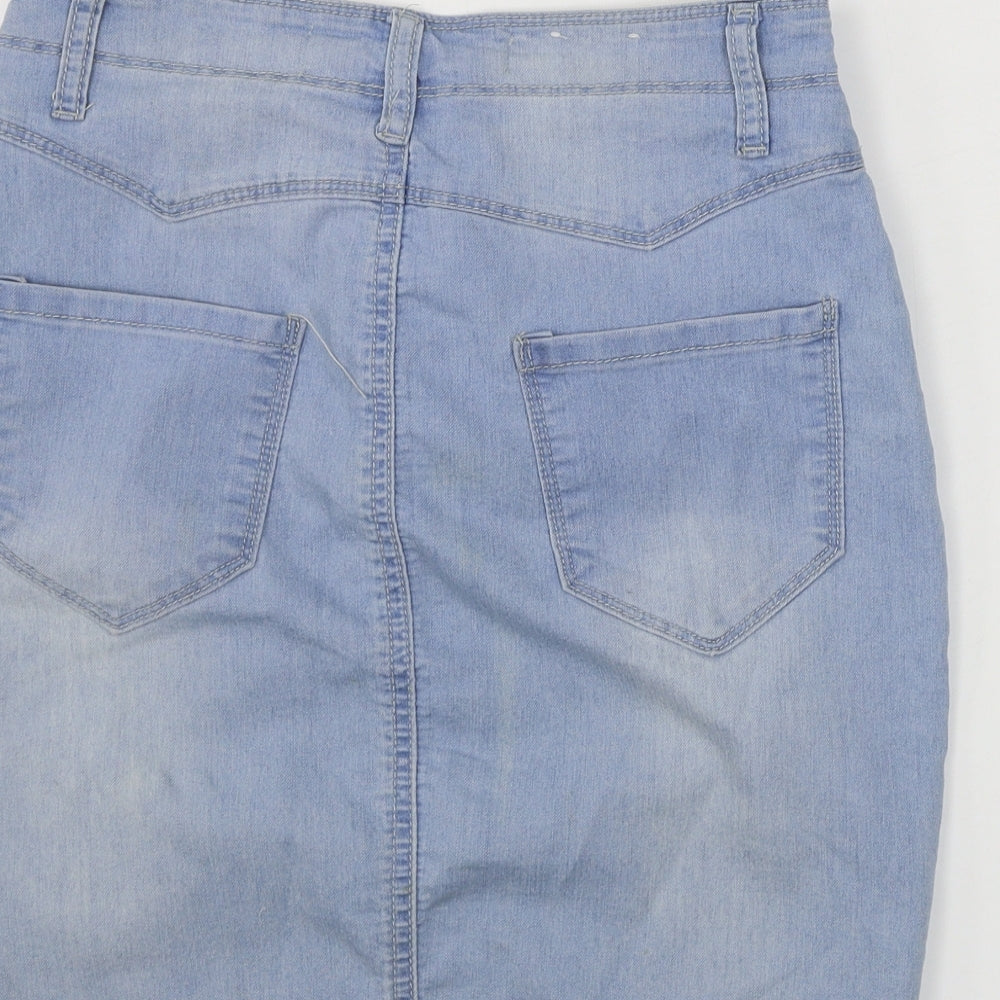 yes yes  Womens Blue   Bandage Skirt Size 8