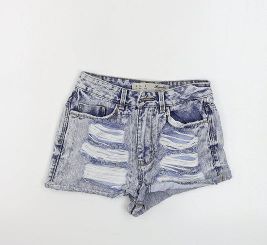 denim co Womens Blue   Cut-Off Shorts Size 6