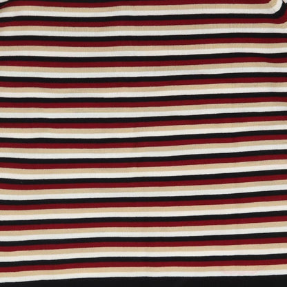 Preloved EWM Womens Multicoloured Striped  Pullover Jumper Size L - Label