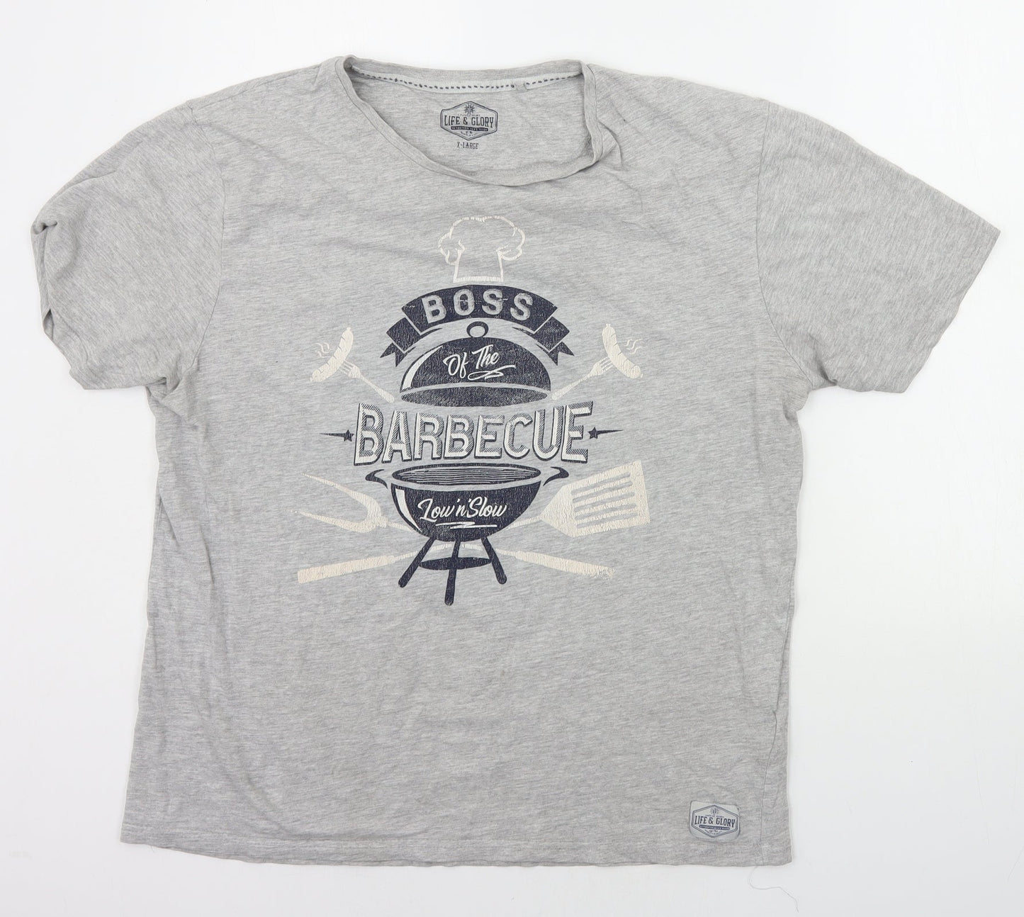 Lee Cooper Mens Grey    T-Shirt Size XL