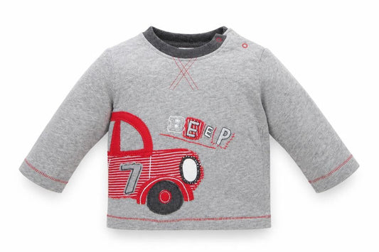Next Boys Grey   Basic T-Shirt Size 0-3 Months