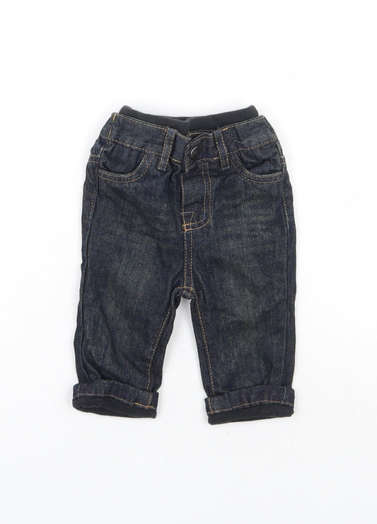 Early days Boys Blue   Cargo Jeans Size 3-6 Months