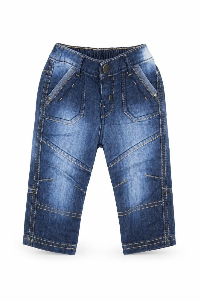 F&F Boys Beige   Capri Jeans Size 6-9 Months