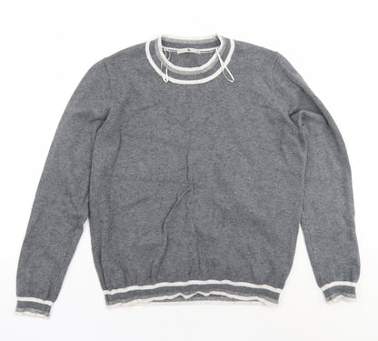 Preloved TU Womens Grey   Pullover Jumper Size 14 - Front