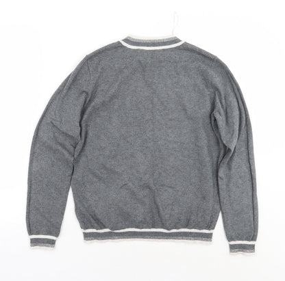 Preloved TU Womens Grey   Pullover Jumper Size 14 - Back