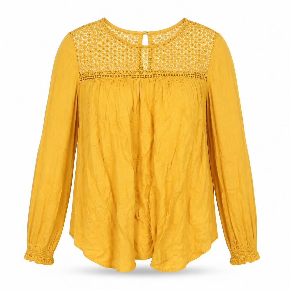 Newlook Womens Yellow   Basic Blouse Size 8