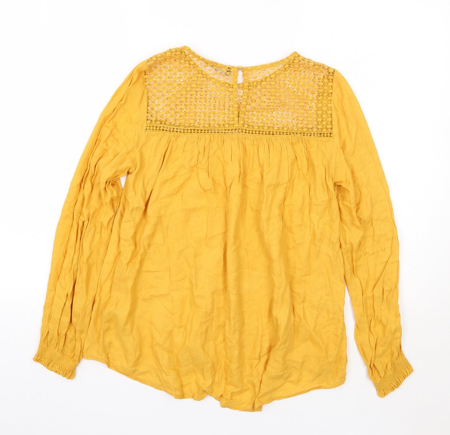 Newlook Womens Yellow   Basic Blouse Size 8
