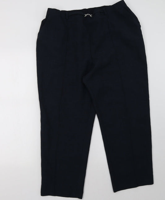Marks and Spencer Womens Blue   Trousers  Size 20 L30 in