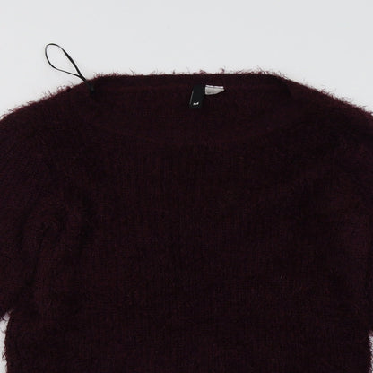 H&M Womens Purple   Pullover Sweatshirt Size M