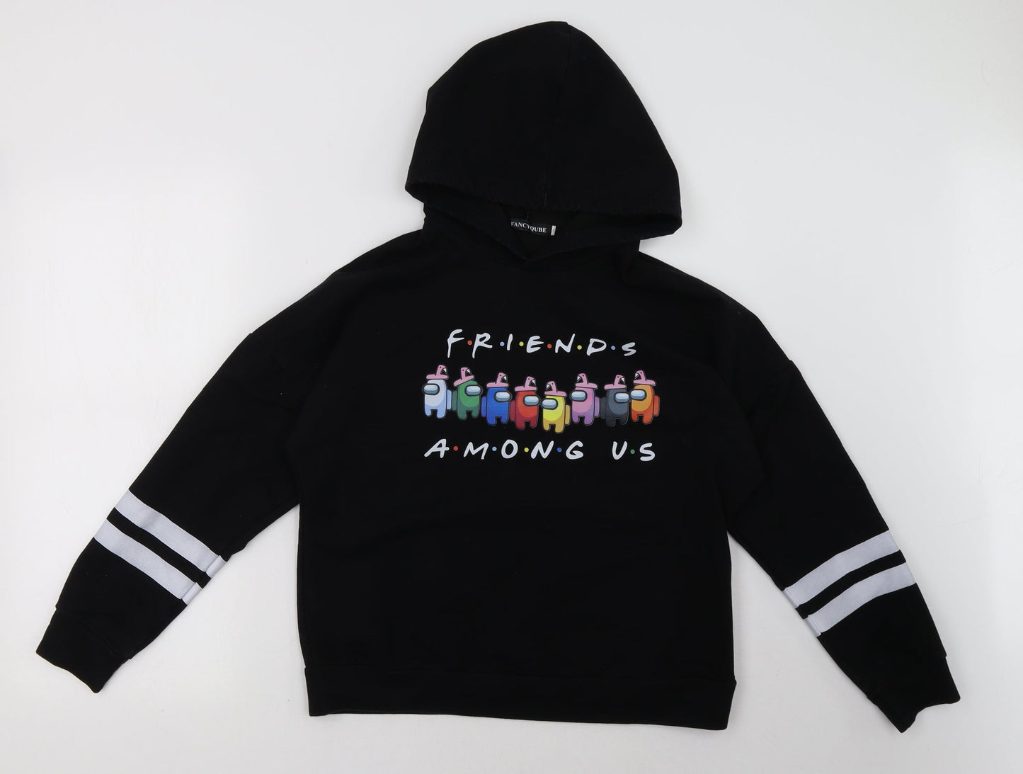 Fancyqube Womens Black   Pullover Hoodie Size S  - Friends