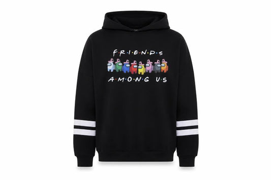 Fancyqube Womens Black   Pullover Hoodie Size S  - Friends