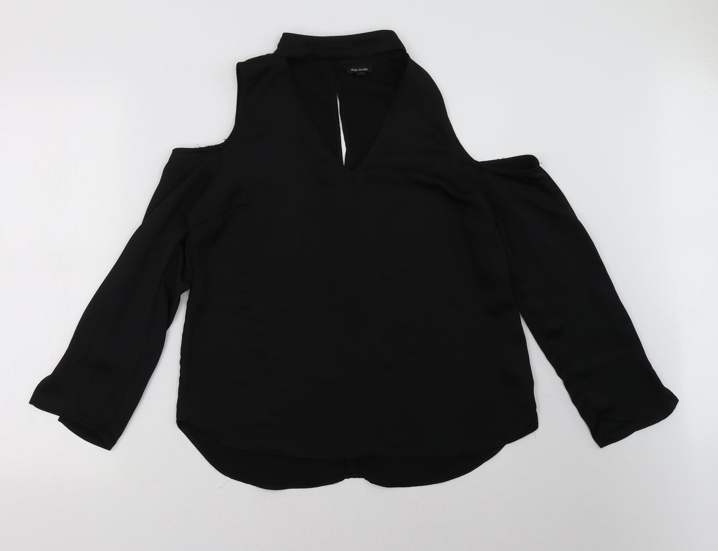 River Island Womens Black   Basic Blouse Size 10