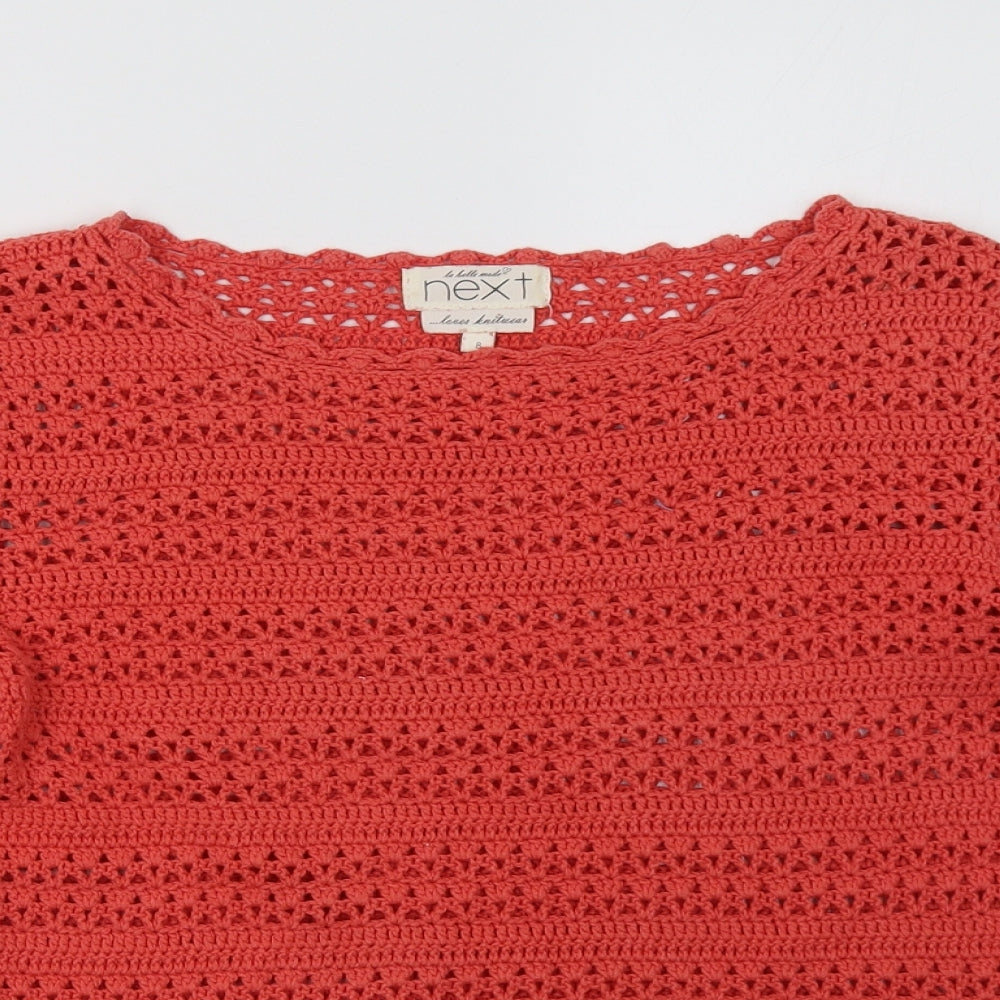 NEXT Womens Pink   Pullover Sweatshirt Size 8