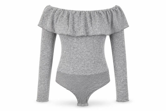 Zara Womens Grey   Bodysuit One-Piece Size S