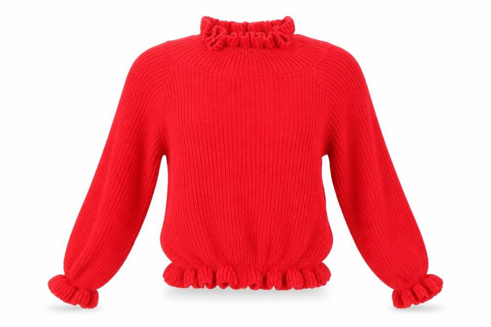 Cameo Rose Womens Red Pullover Jumper Size S