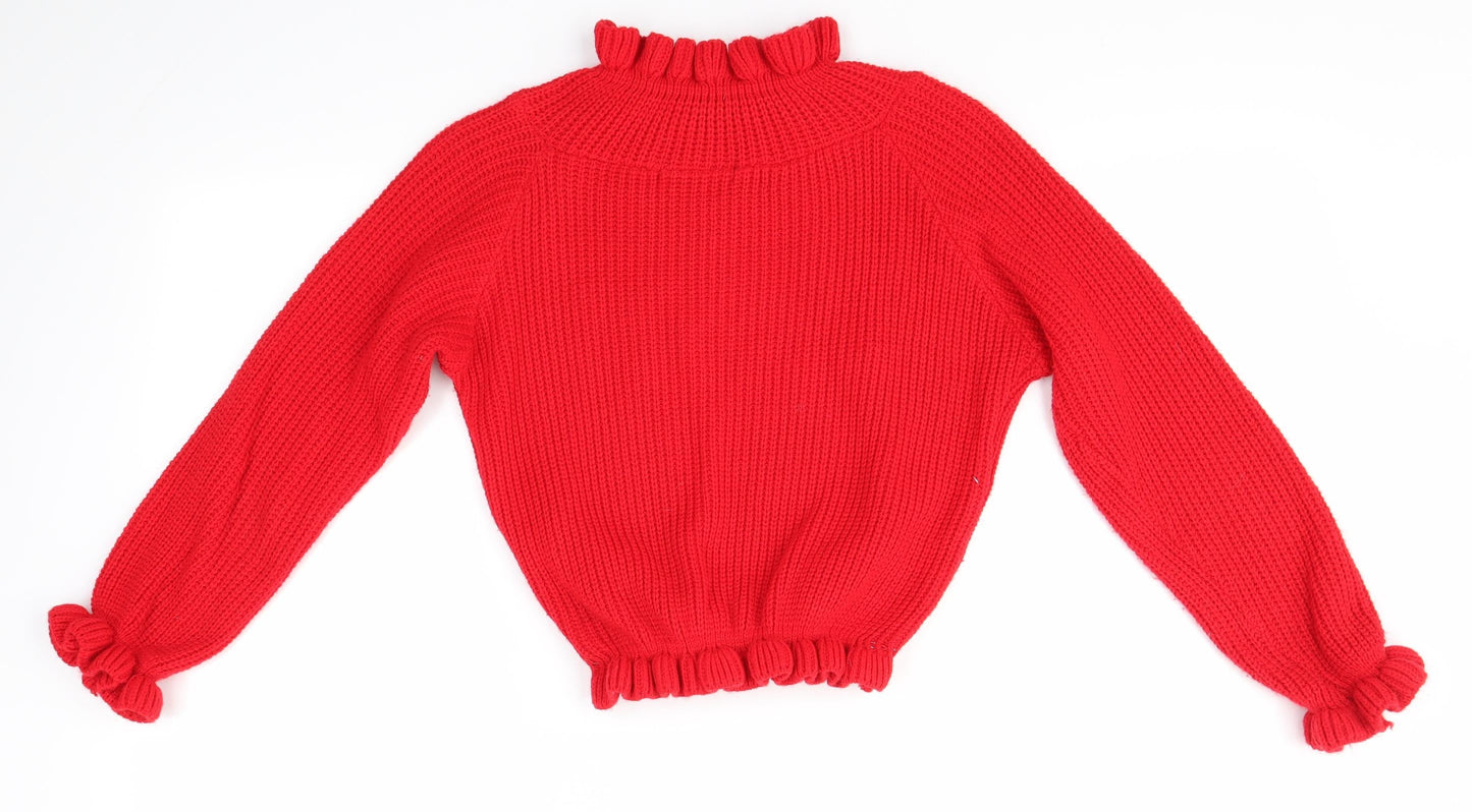 Cameo Rose Womens Red   Pullover Jumper Size S