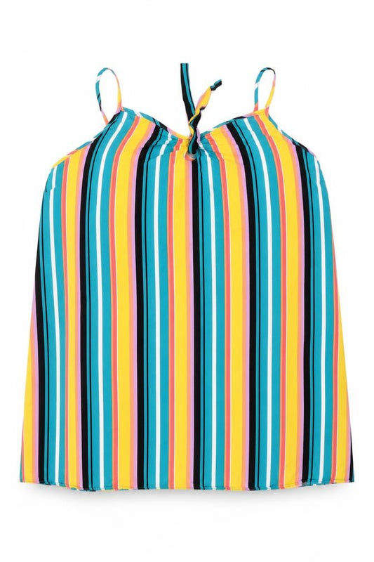 Matalan Womens Multicoloured Striped  Camisole Blouse Size 16