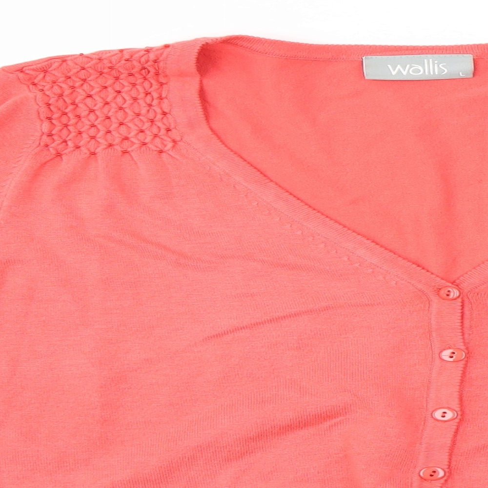 Wallis Womens Pink   Cardigan Jumper Size L
