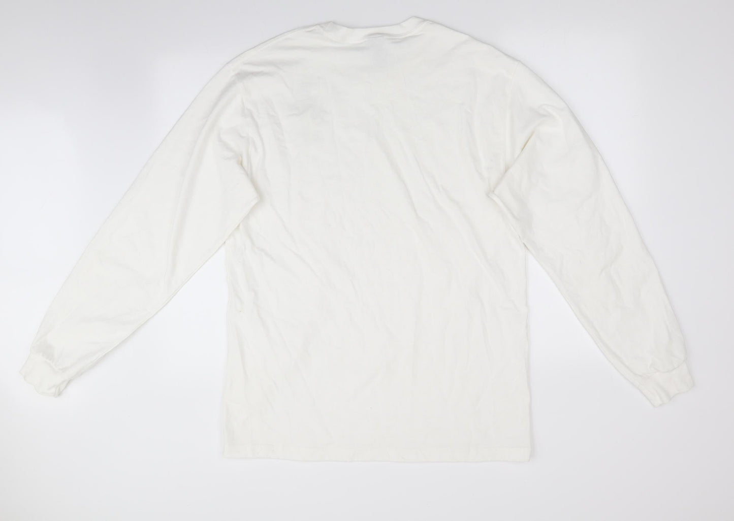 Gildan Hammer Mens Ivory    Button-Up Size L  - Okay
