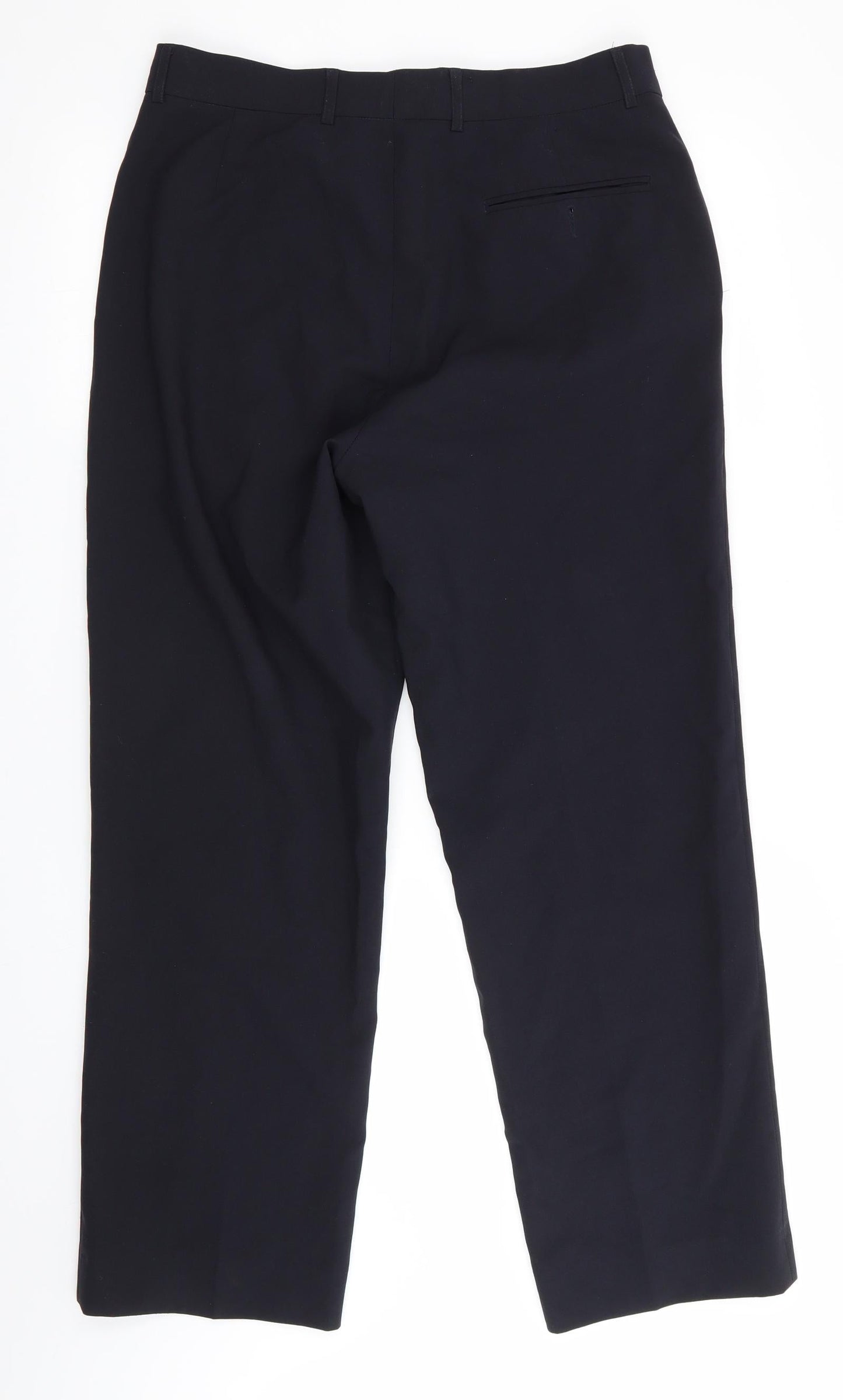 Dunnes Mens Blue   Trousers  Size 32 in L28 in