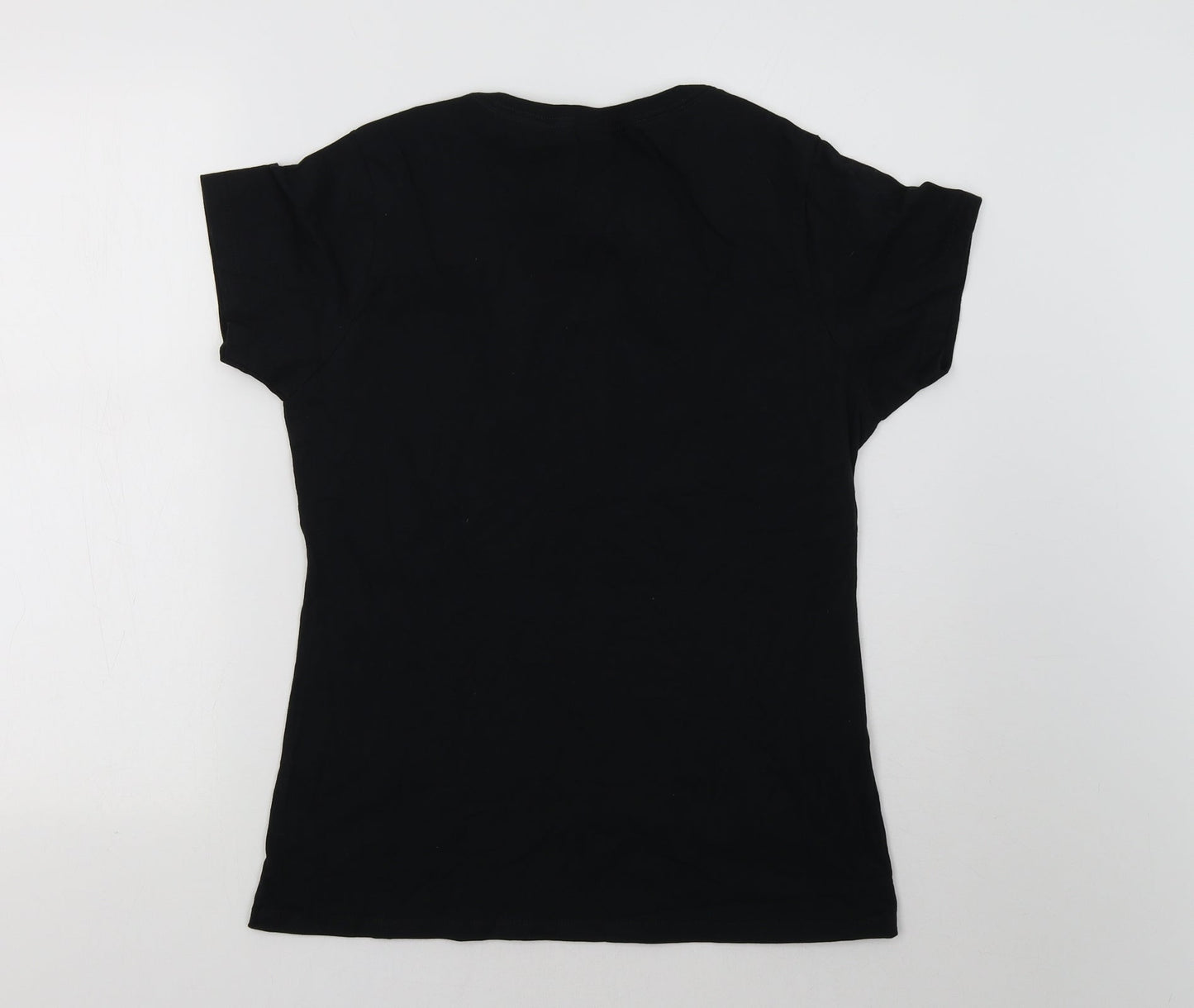 Gildan Womens Black   Basic T-Shirt Size M  - Baseball