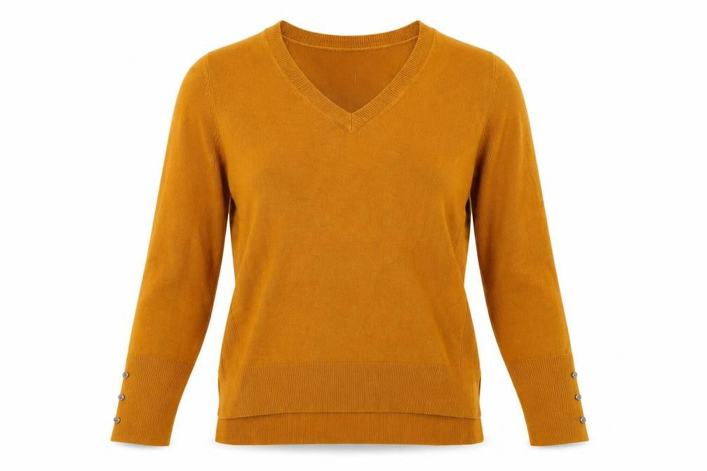 Primark Womens Yellow   Pullover Jumper Size S